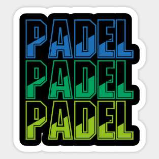 PADEL LOVER SPORT PLAYER Sticker